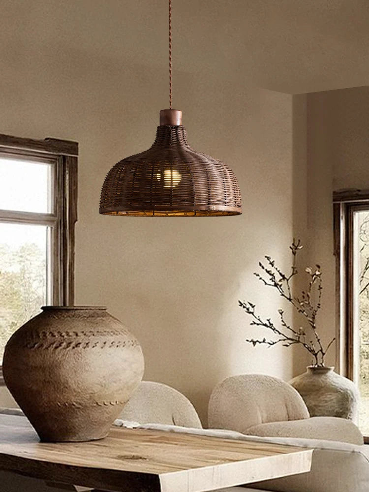 Willow Woven Rattan Pendant Lamp