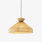 Foxglove Fluted Jute Pendant Lamp