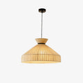 Foxglove Fluted Jute Pendant Lamp