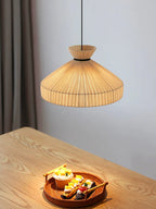 Foxglove Fluted Jute Pendant Lamp