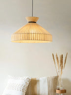 Foxglove Fluted Jute Pendant Lamp