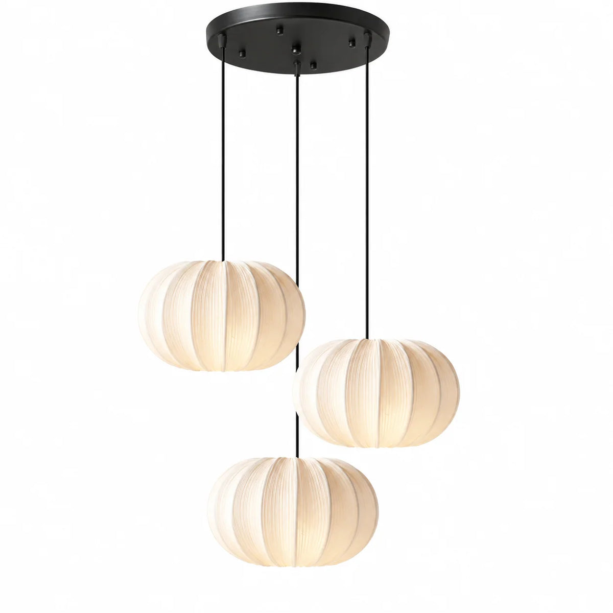 Meringue Pleated Fabric Pendant Lamp