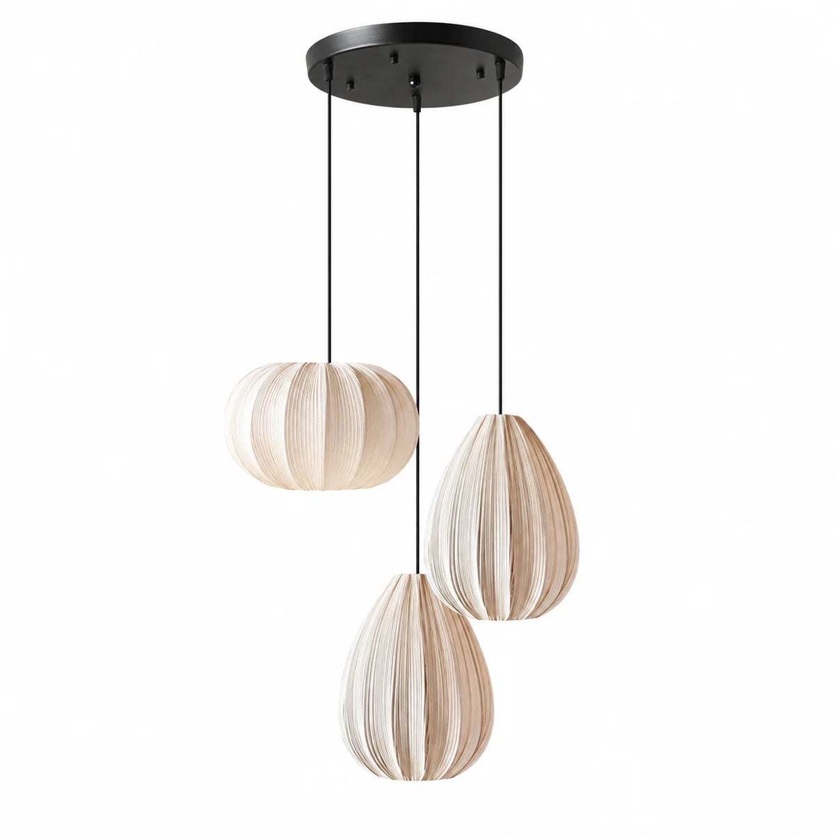 Meringue Pleated Fabric Pendant Lamp