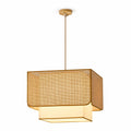 Trellis Woven Rattan Pendant Lamp