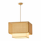 Trellis Woven Rattan Pendant Lamp
