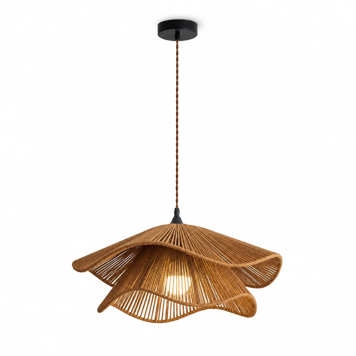 Corolla Cotton Cord Pendant Lamp
