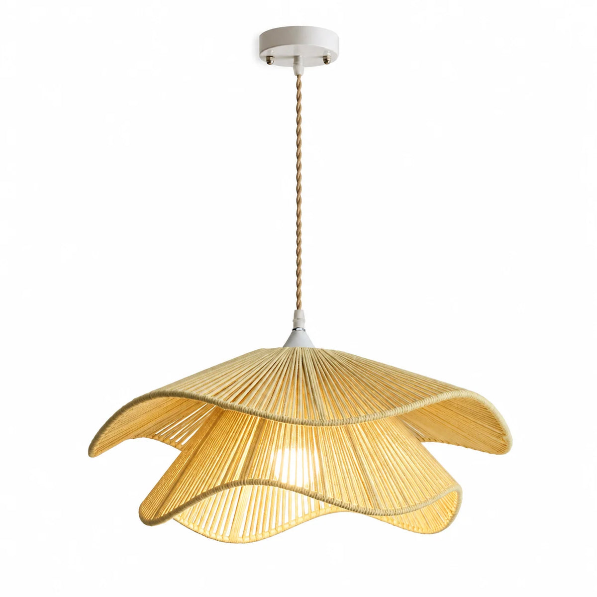 Corolla Cotton Cord Pendant Lamp