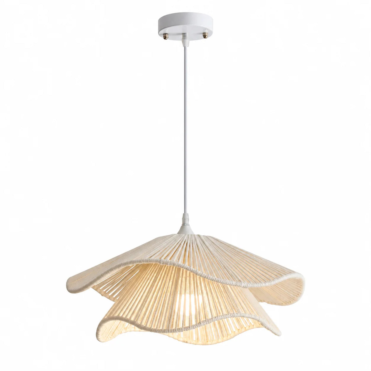 Corolla Cotton Cord Pendant Lamp