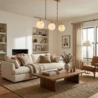 Marbury Alabaster Orb Pendant Lamp