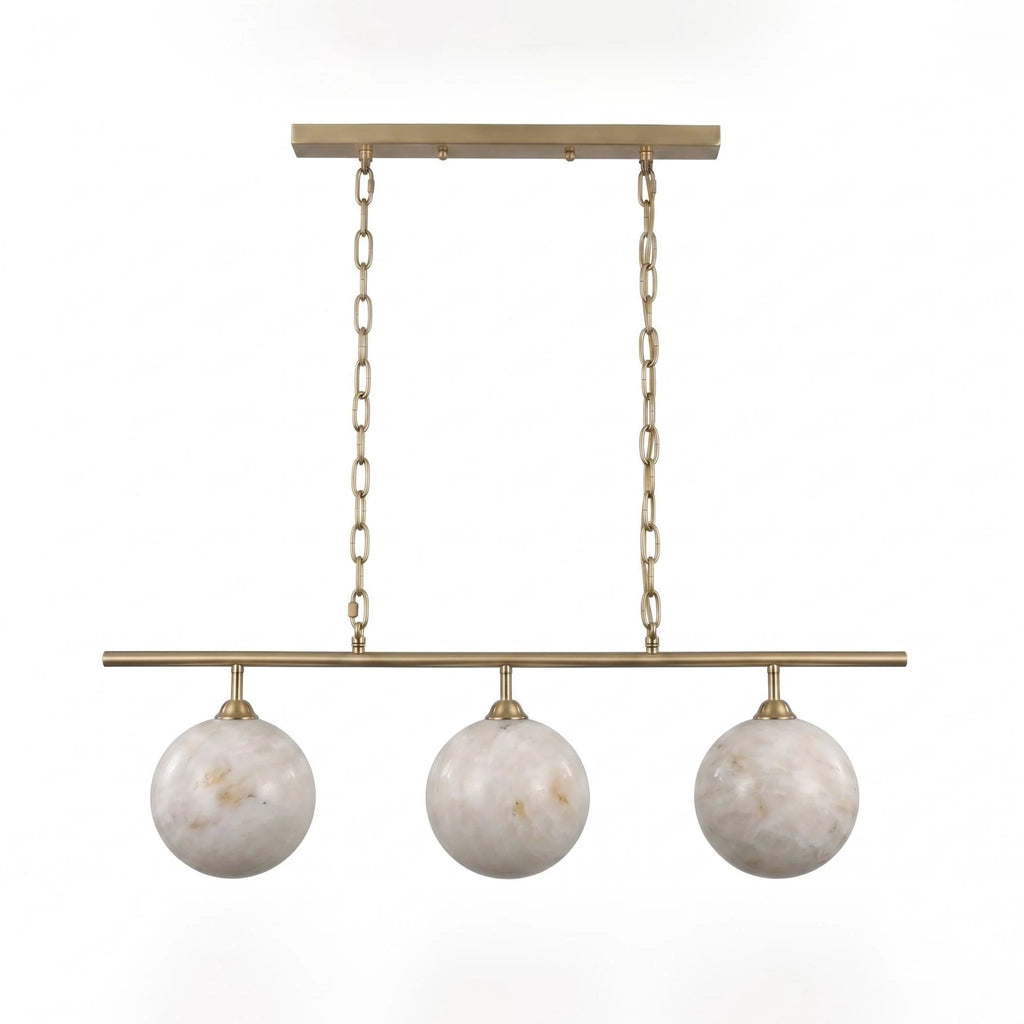 Marbury Alabaster Orb Pendant Lamp