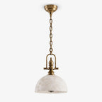 Foundry Alabaster Dome Pendant Lamp