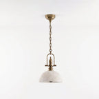 Foundry Alabaster Dome Pendant Lamp