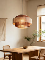 Reed Tiered Rope Pendant Lamp