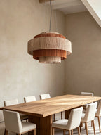 Reed Tiered Rope Pendant Lamp