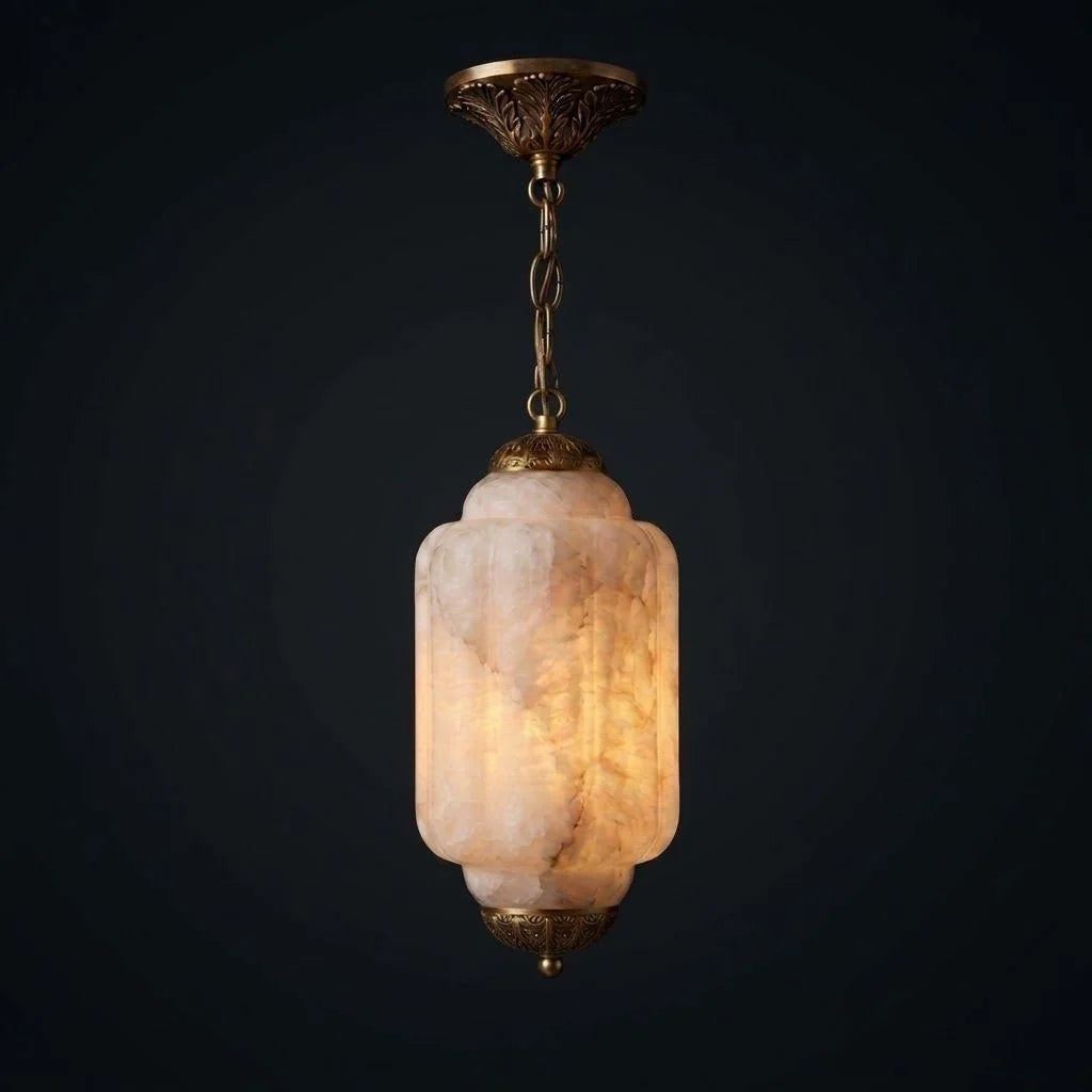 Windsor Alabaster Lantern Pendant Lamp