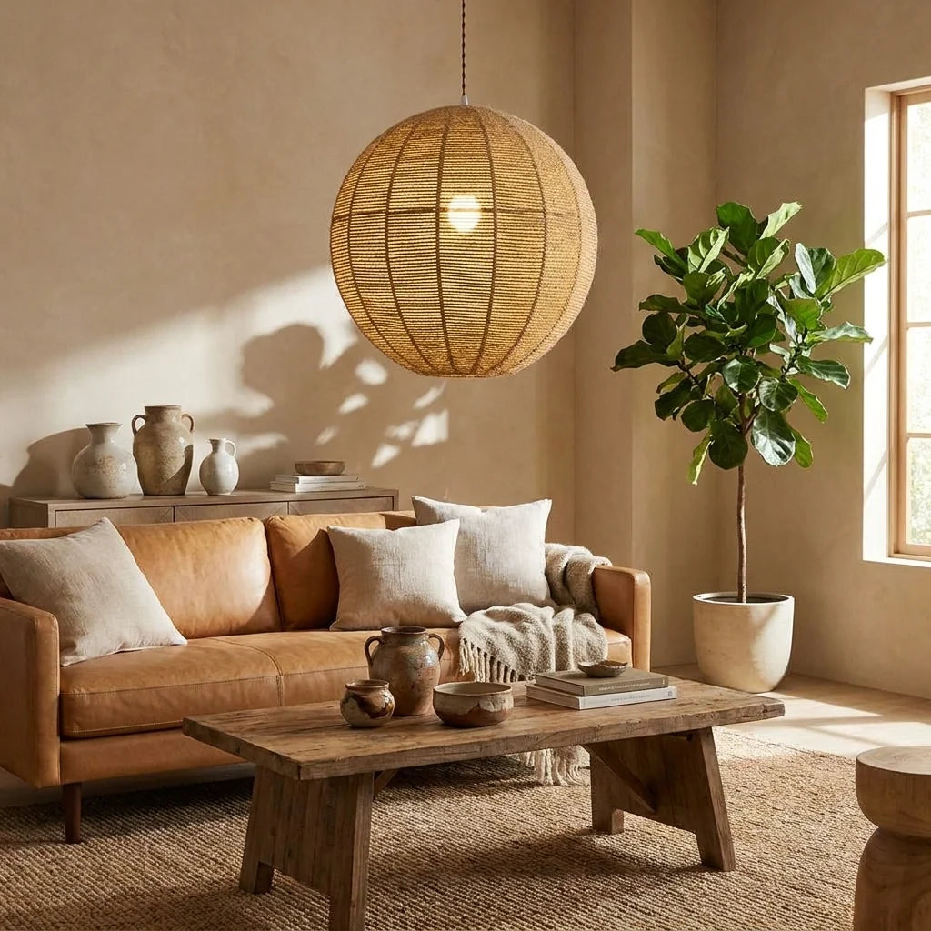 Meridian Rope Pendant Lamp