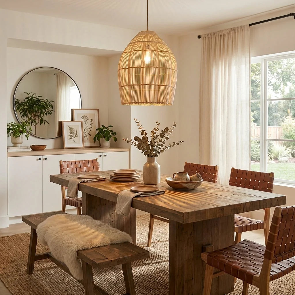Hive Woven Rattan Pendant Lamp