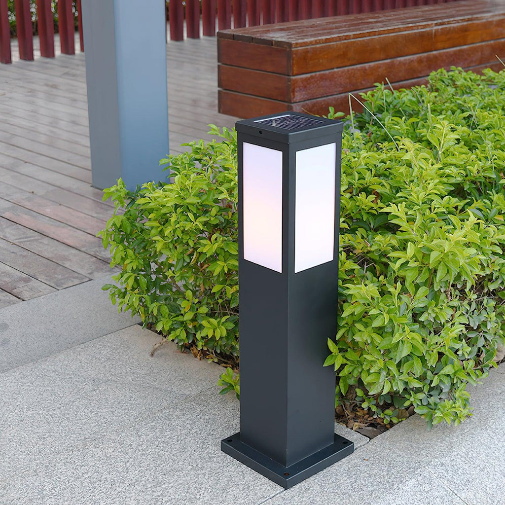 Lantern Column Solar Bollard Light