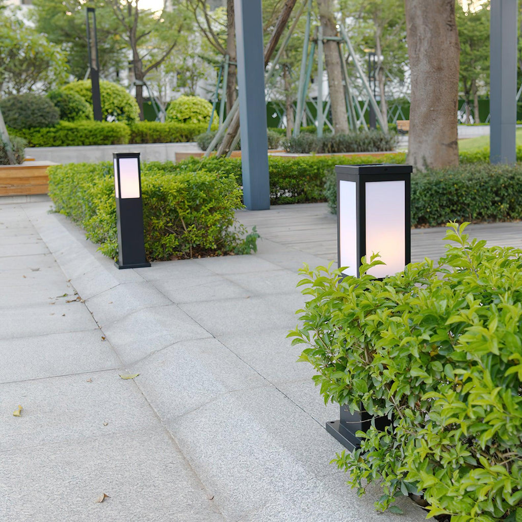 Lantern Column Solar Bollard Light
