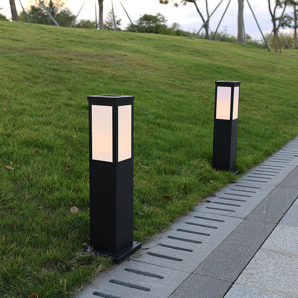 Lantern Column Solar Bollard Light