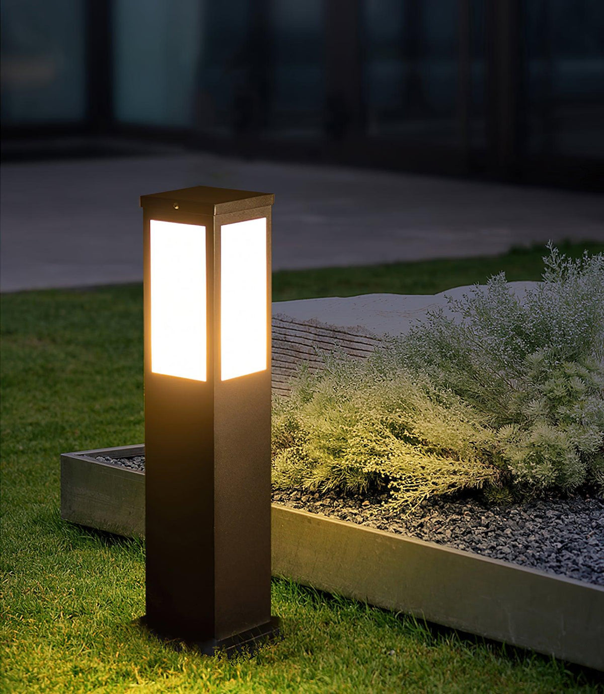 Lantern Column Solar Bollard Light