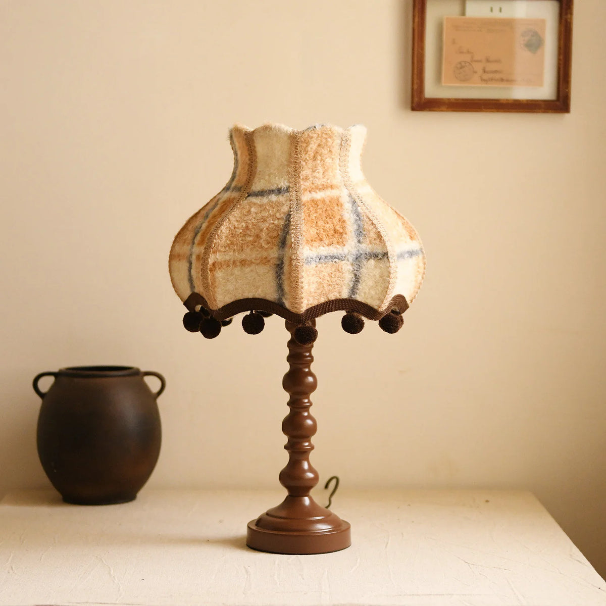 Hartley Check Table Lamp