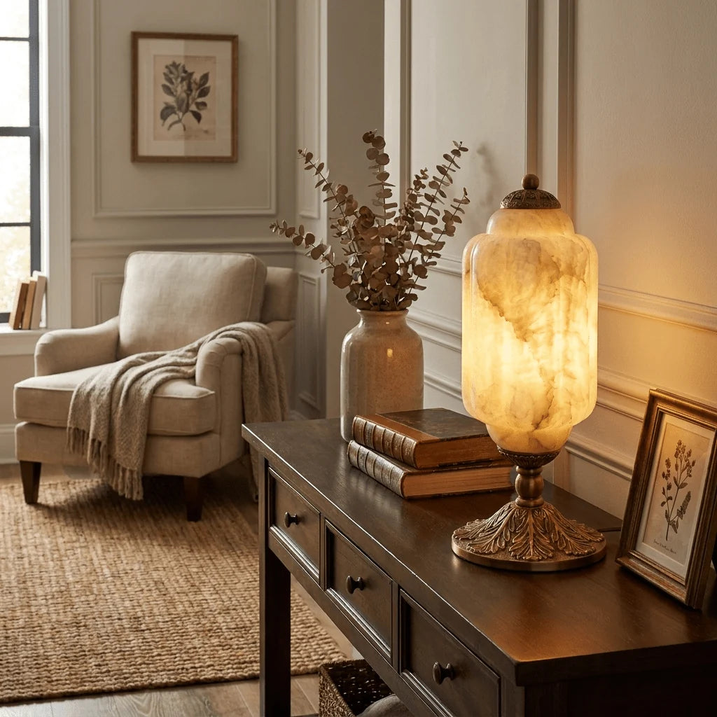 Windsor Alabaster Table Lamp
