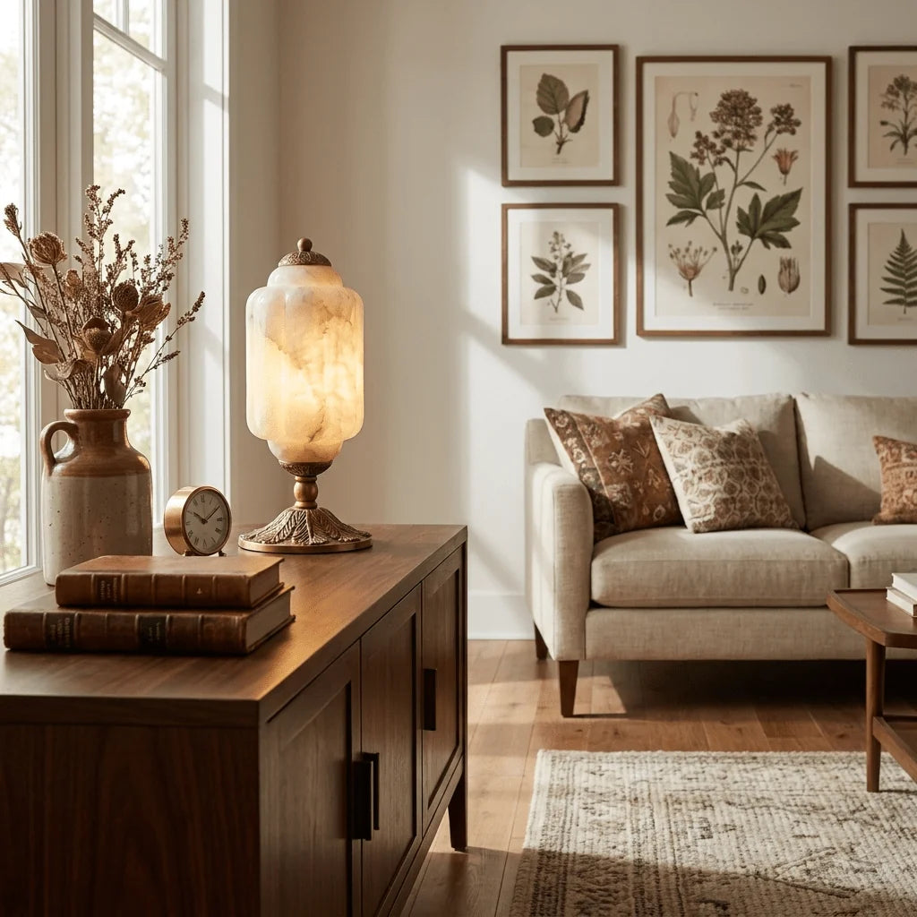 Windsor Alabaster Table Lamp