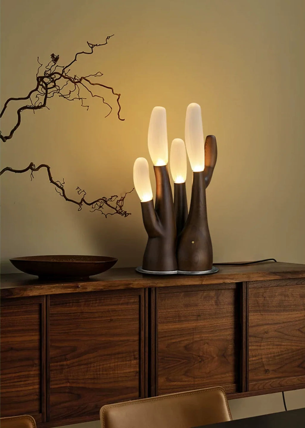Reef Wood Table Lamp