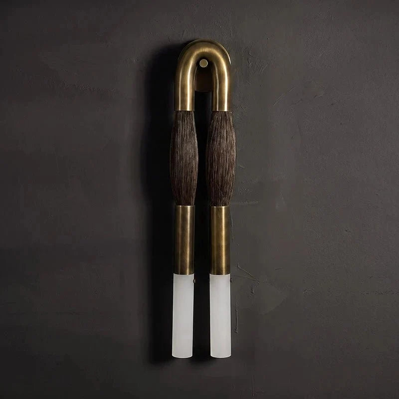 Genuine Horsehair Wall Light