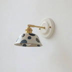 Porcelain Indigo Wall Lamp