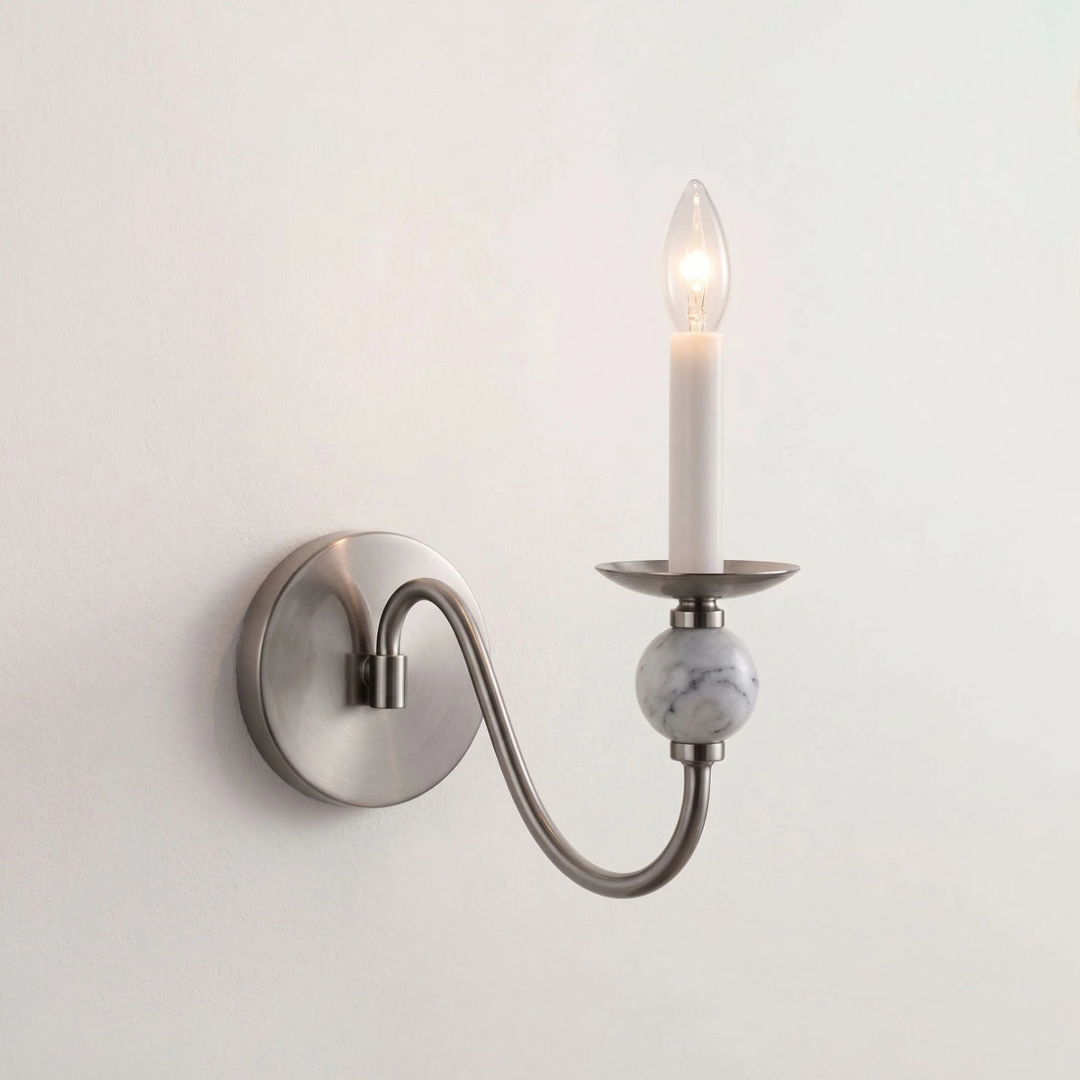 Adair Marble Ball Sconce
