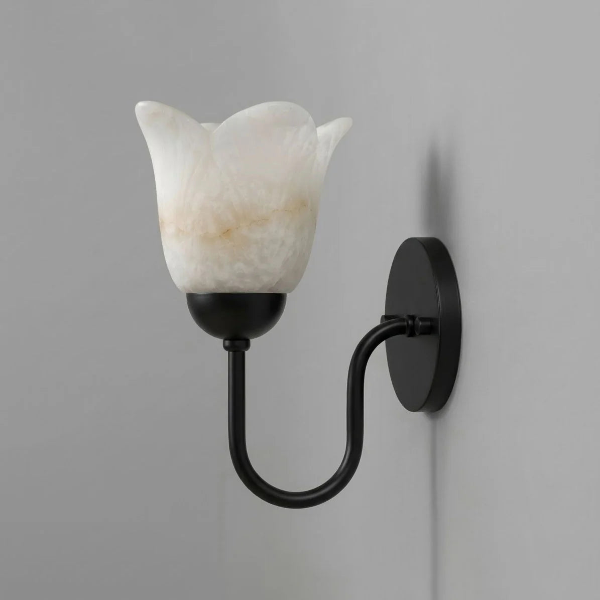 Magnolia Alabaster Wall Sconce