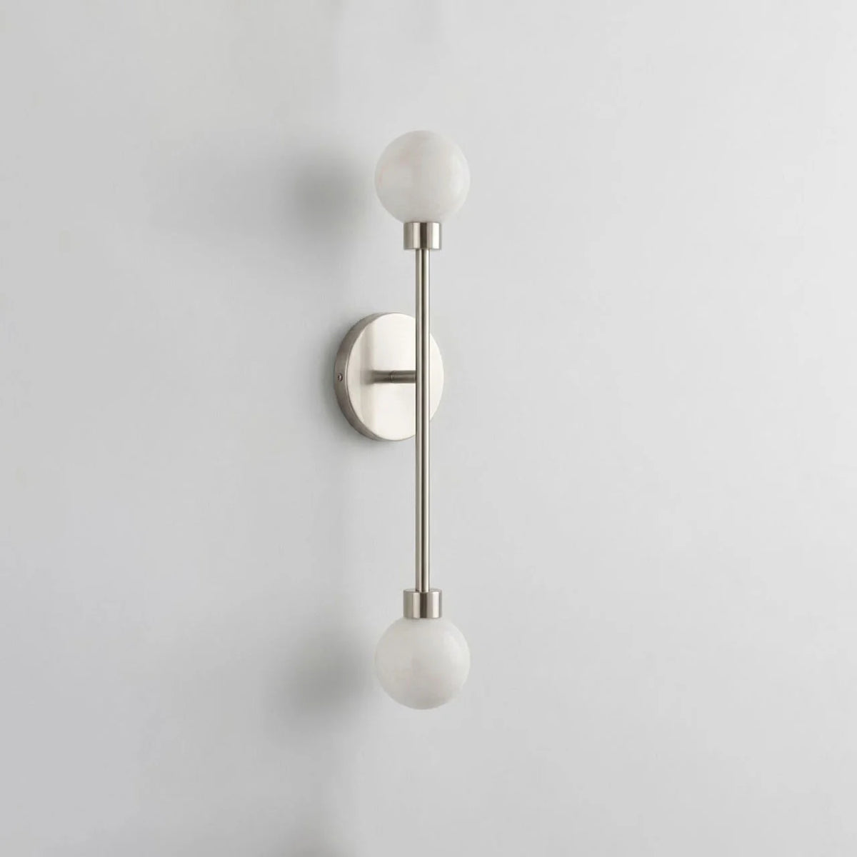 Barbell Alabaster Wall Sconce