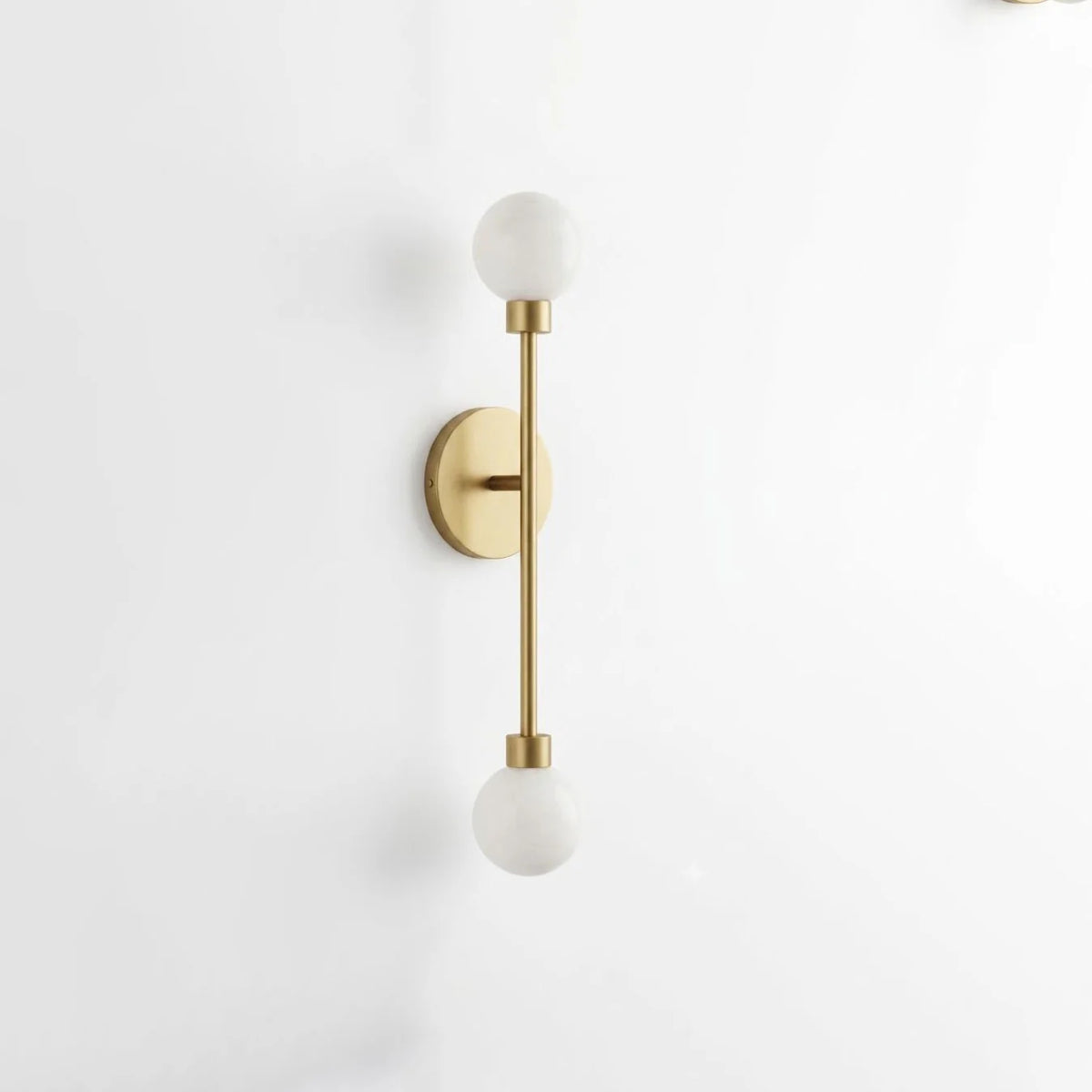 Barbell Alabaster Wall Sconce