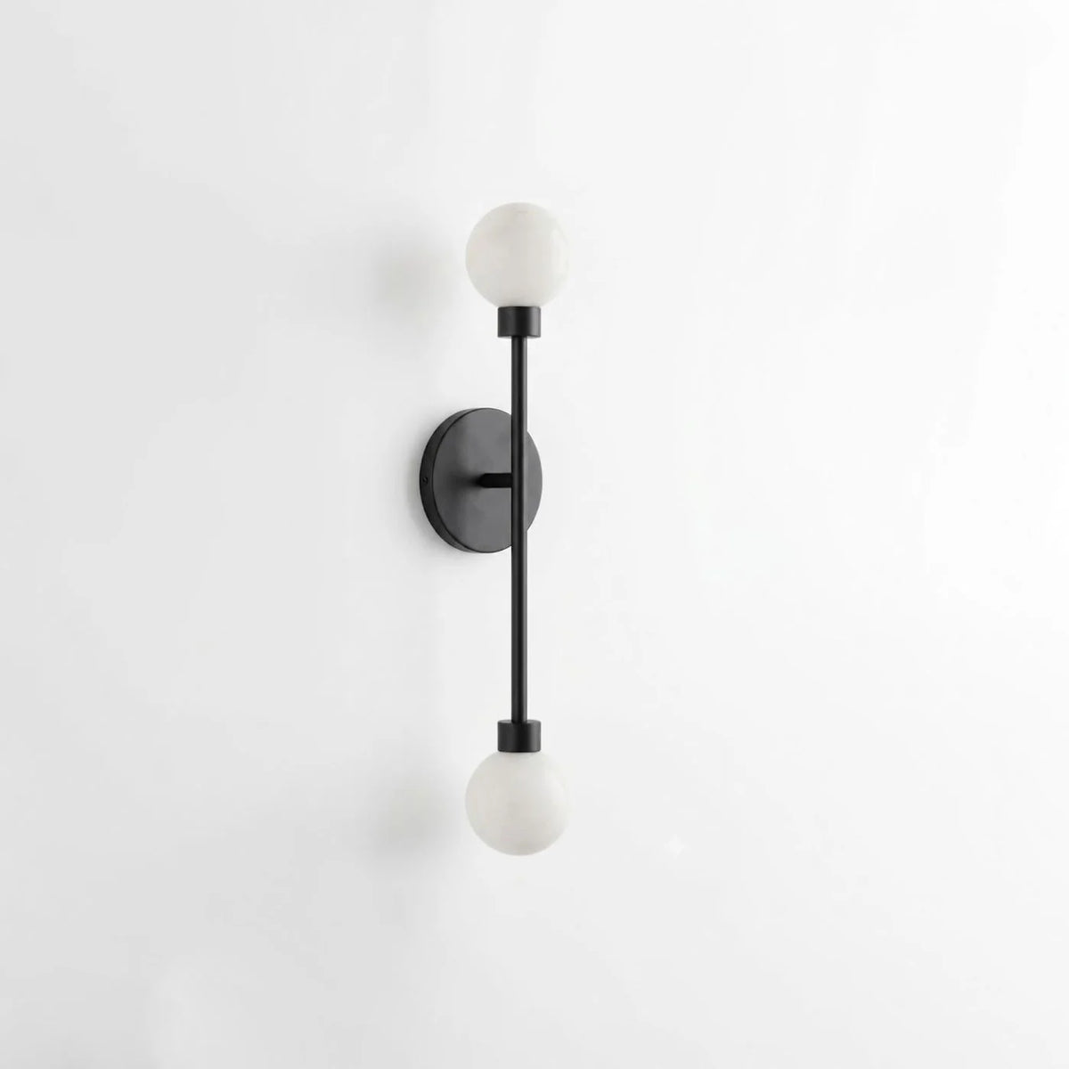 Barbell Alabaster Wall Sconce