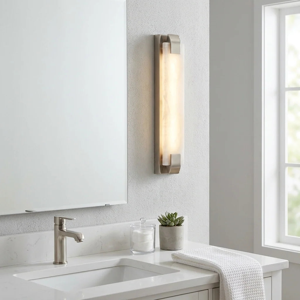 Stele Alabaster Wall Sconce