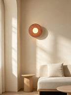 Carved Ash Wood Sconce
