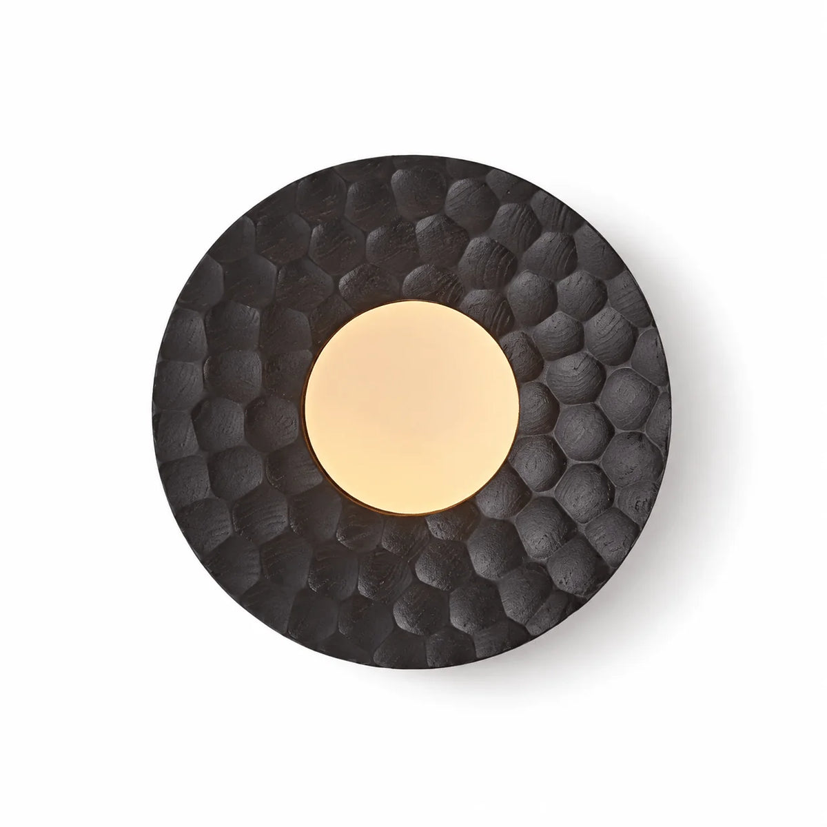 Carved Ash Wood Sconce