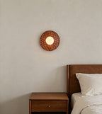 Carved Ash Wood Sconce