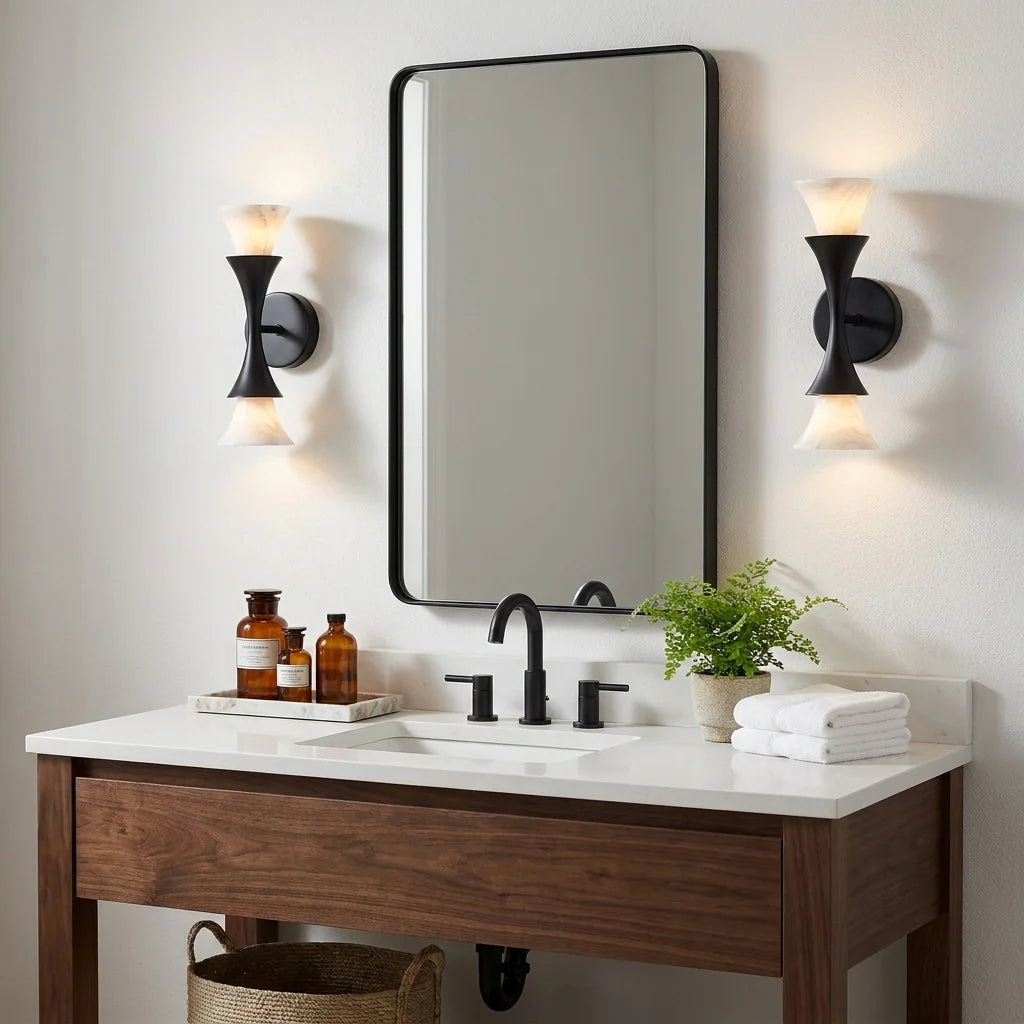 Amphora Alabaster Wall Sconce