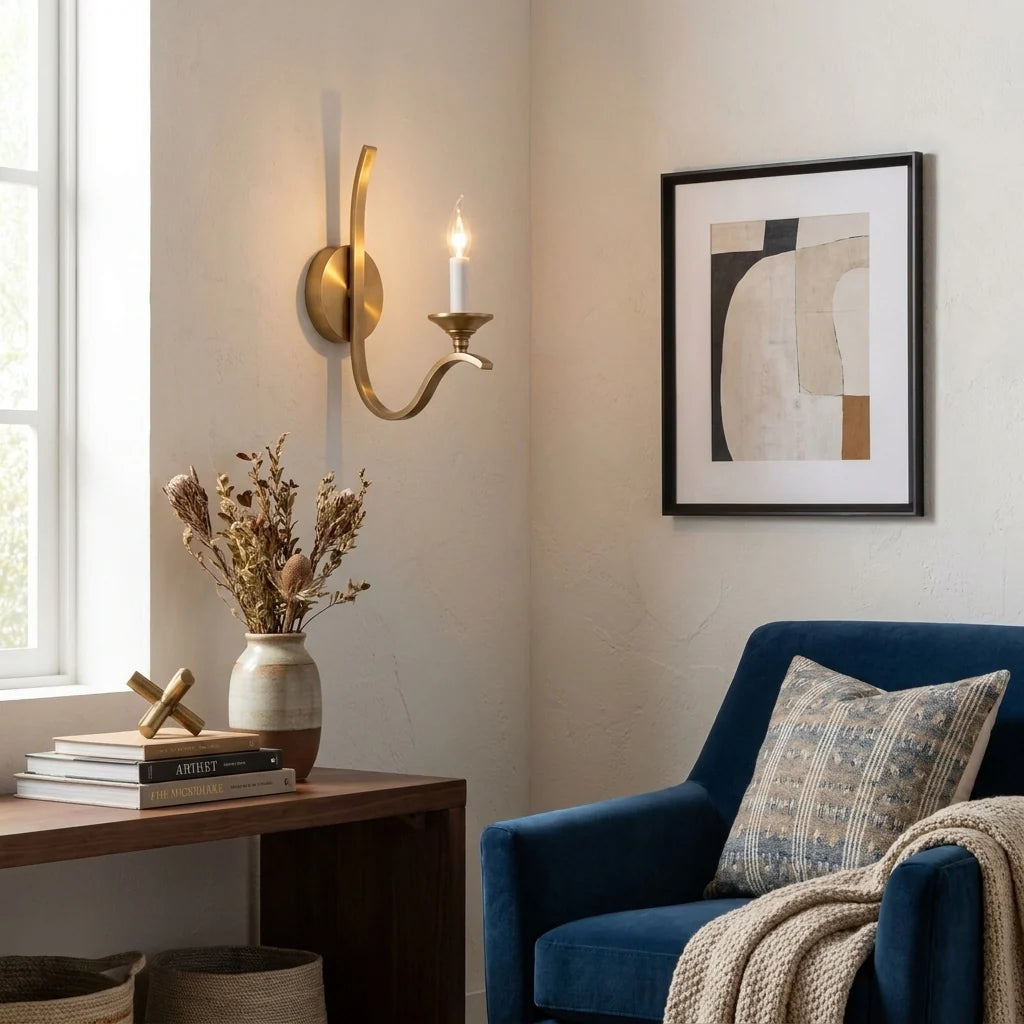 Calder Wave Arm Wall Sconce