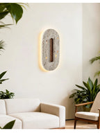 Ovale Travertine Wall Lamp