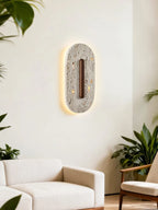 Ovale Travertine Wall Lamp