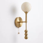 Abacus Alabaster Wall Sconce