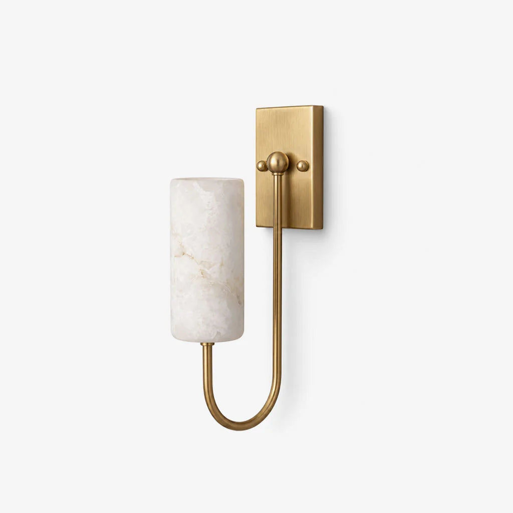 Wishbone Alabaster Wall Sconce