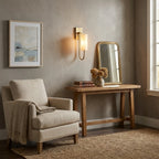 Wishbone Alabaster Wall Sconce