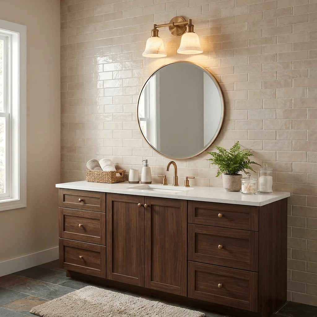 Fenwick Alabaster Vanity Sconce