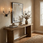 Vesper Brass Candlestick Sconce