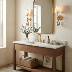 Tangle Alabaster Knot Sconce